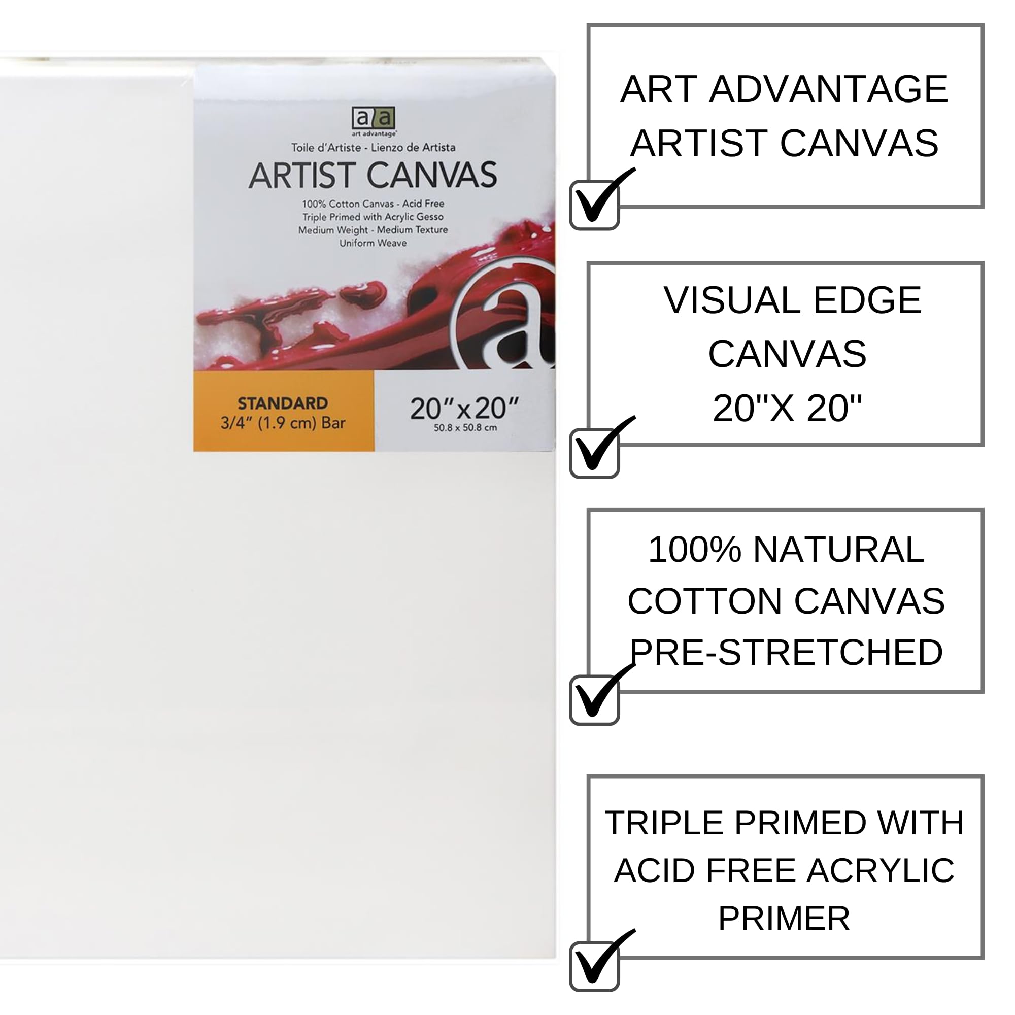 Amazon.co.jp: アートアドバンテージ アーティストキャンバス