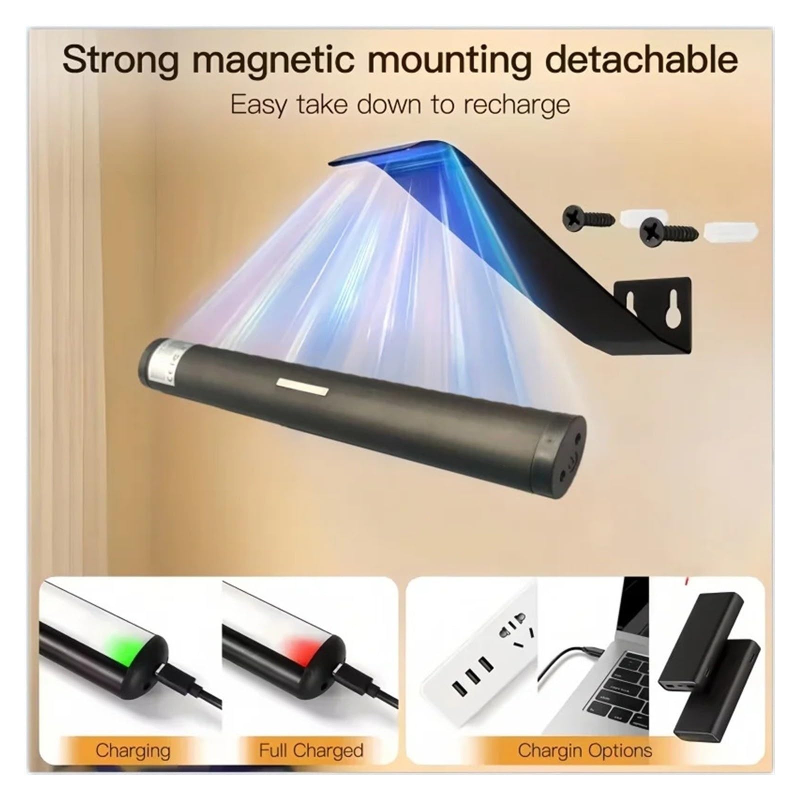 Luces De Cuadro for Pared Full Cobre 4000mAh Recargable