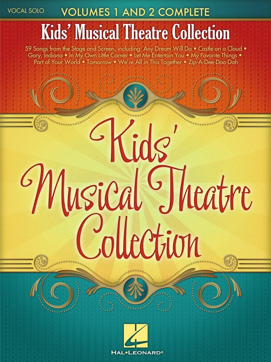 Kids' Musical Theatre Collection Vol 1 & 2 Recueil de Partitions de Chant