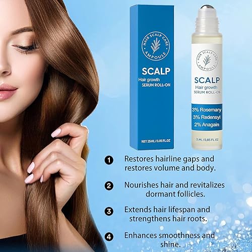 Miniatura 2 de Aparthy Rollo de suero de crecimiento del cabello, rollo de romero para el crecimiento del cabello, suero avanzado para el crecimiento del cabello