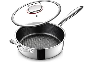 10" Saute Pan with Lid - 3Qt PFOA Free Skillet