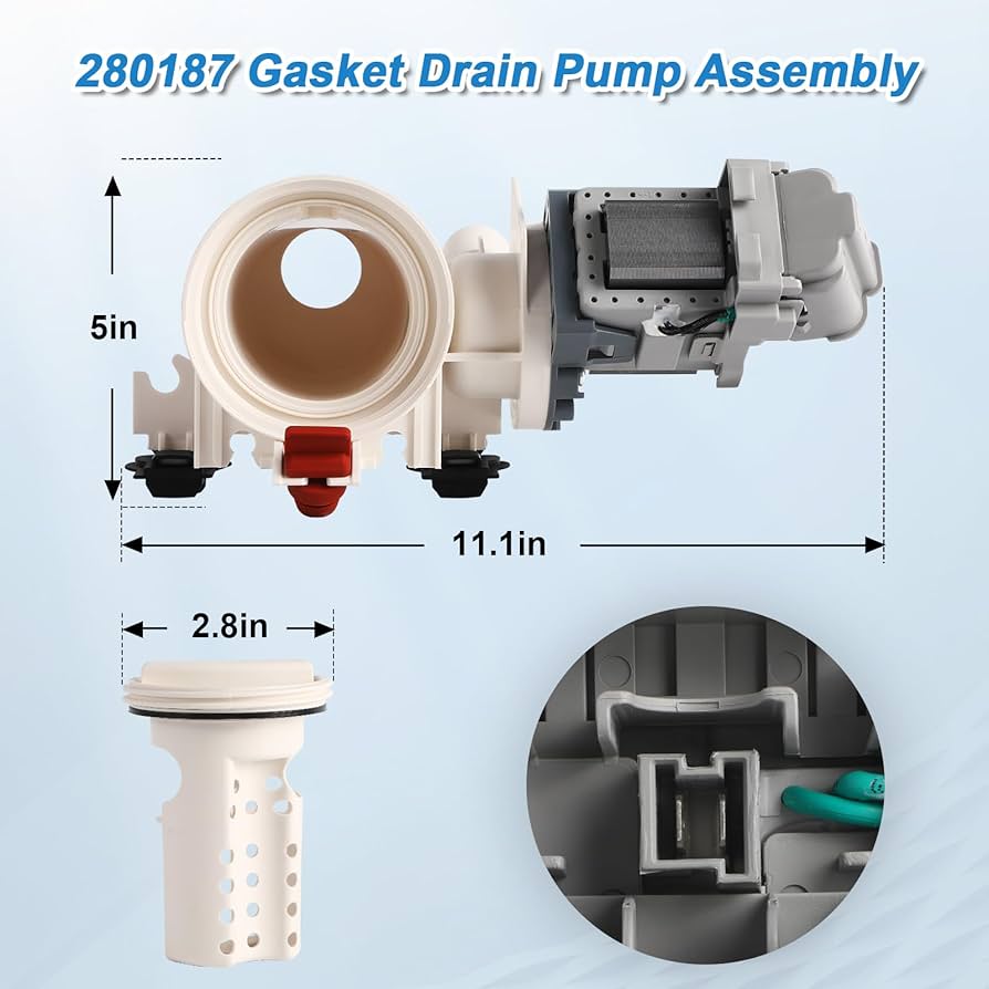 Amazon.com: NEW 280187 8181684 Front Load Clothes Washer