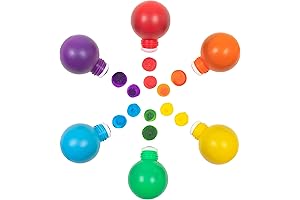 READY 2 LEARN Doodle Dabbers Dot Markers - 6 Washable Colors for Toddlers