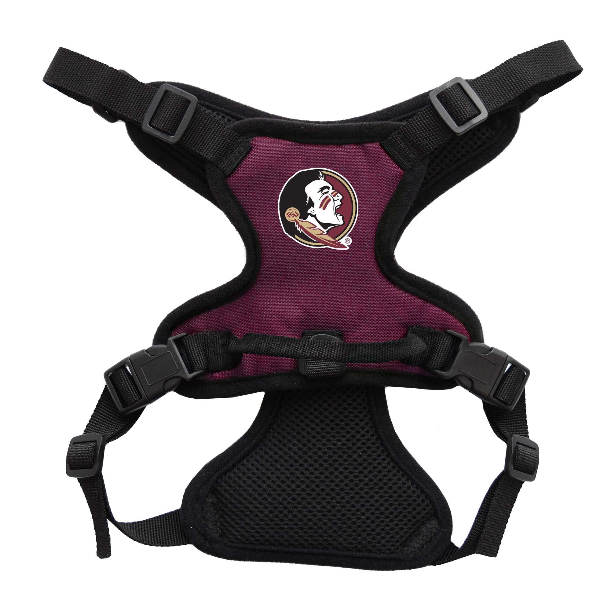 Harnais Florida State Seminoles Littlearth anti-traction avec clip avant confortable taille L
