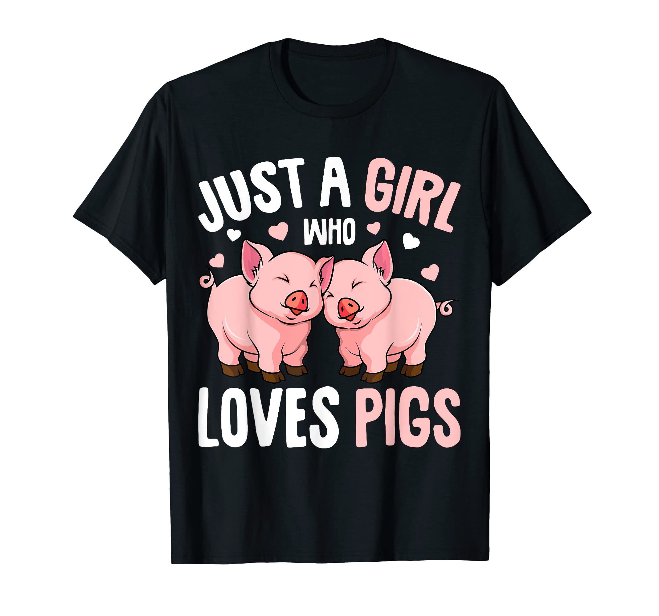 Funny Pig Lover & Owner Gift IdeasJust A Girl Who Loves Pigs Kids T-Shirt