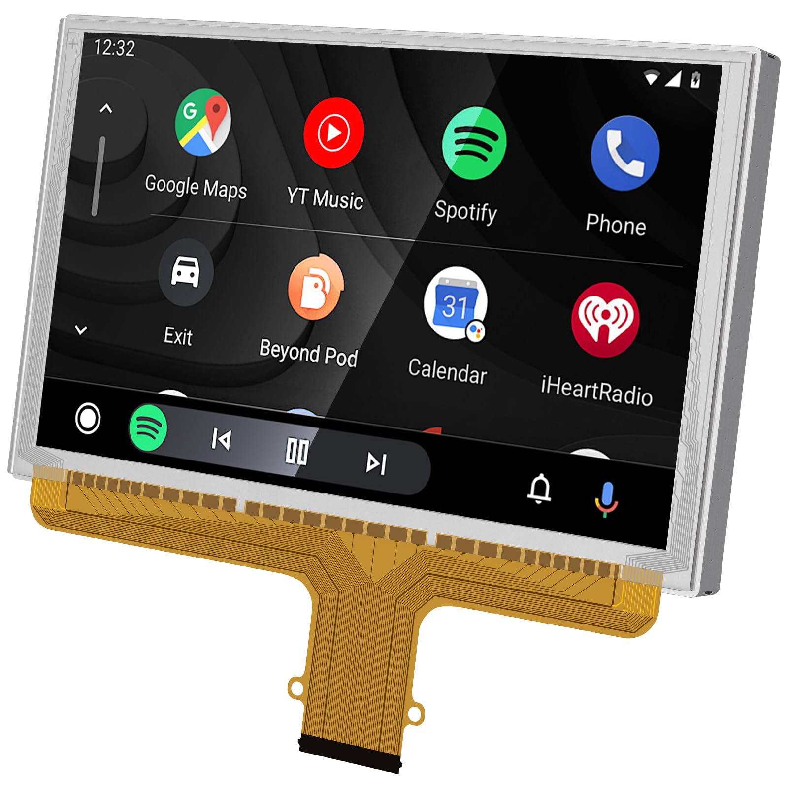 WEUASTE 8" LCD Monitor + 55Pin Touch Screen Radio Navigation, Fit for 2015-2018 Chevrolet Silverado Suburban Tahoe & GMC Yukon Sierra, LCD Monitor