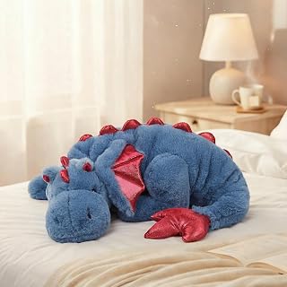 ARELUX Blue Dragon Plush 36 inches