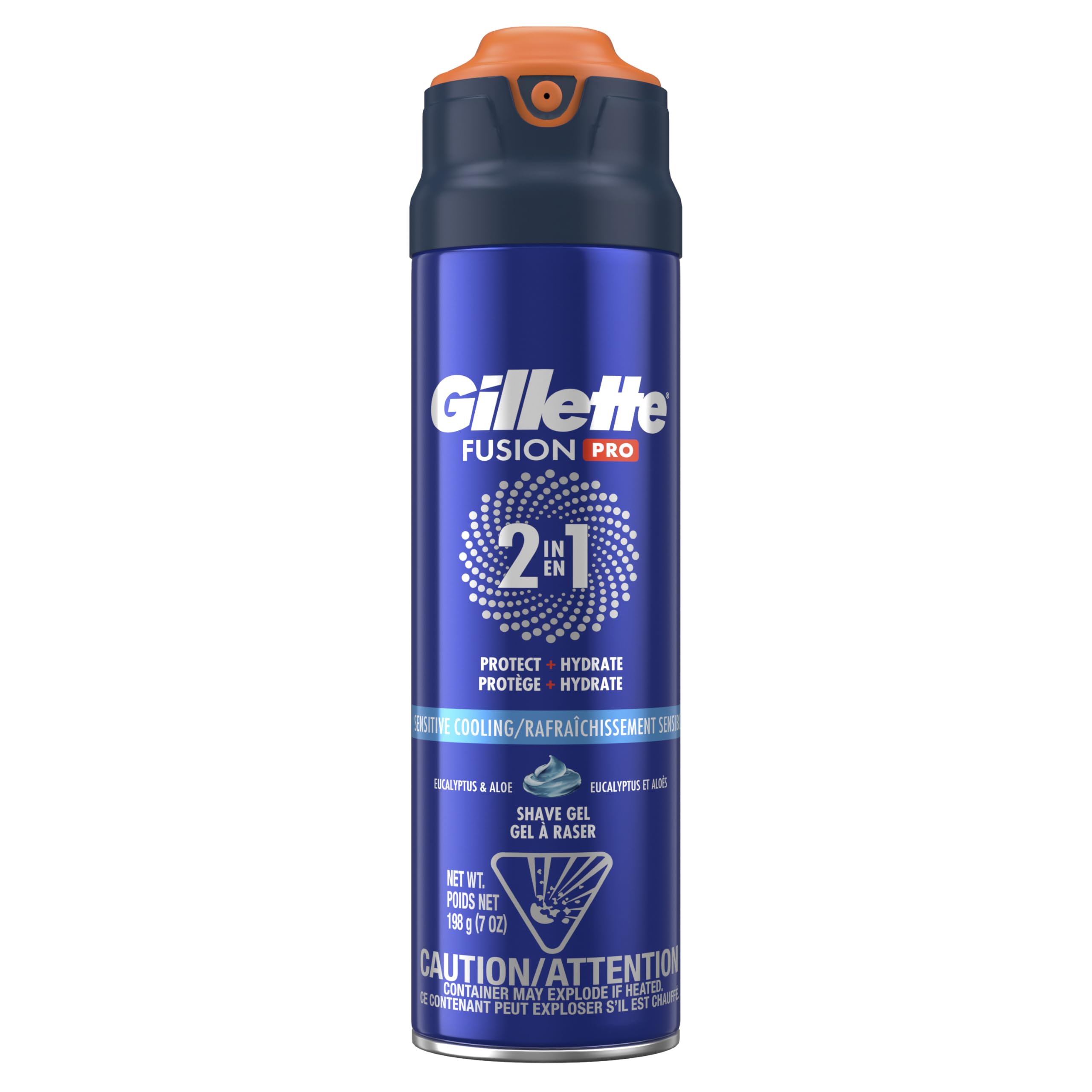 Gillette PRO Shaving Gel for Men, Cools to Soothe Skin and