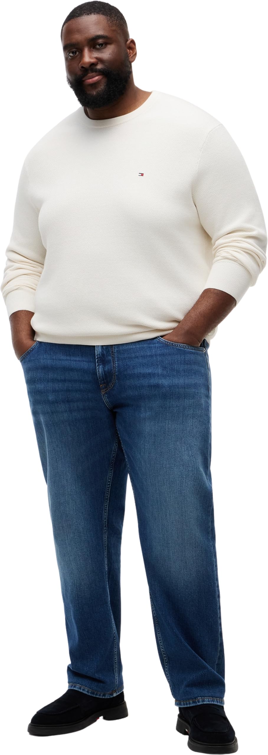 Tommy Hilfiger BT-Regular Madison Cobalt Blue-b Mw0mw44051 - Otros Pantalones Vaqueros Hombre