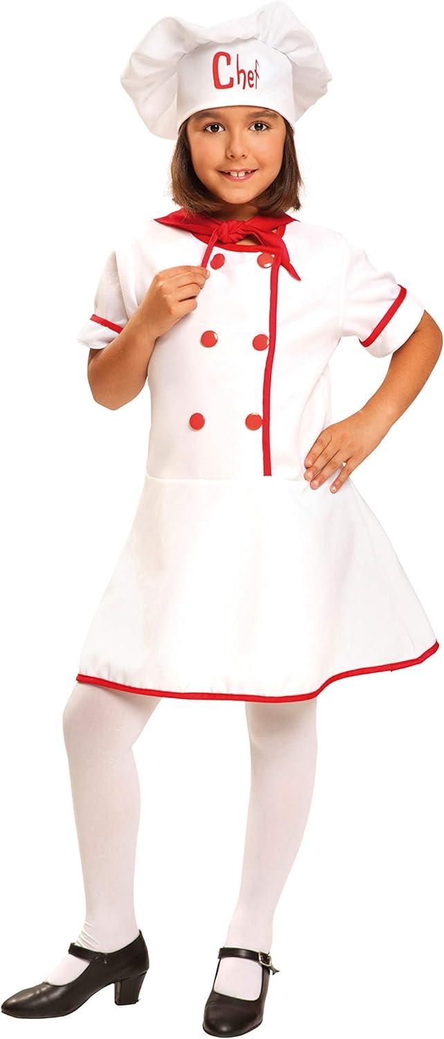 My Other Me Me-200955 Disfraz de cocinera para niña, 10-12 años (Viving Costumes 200955)