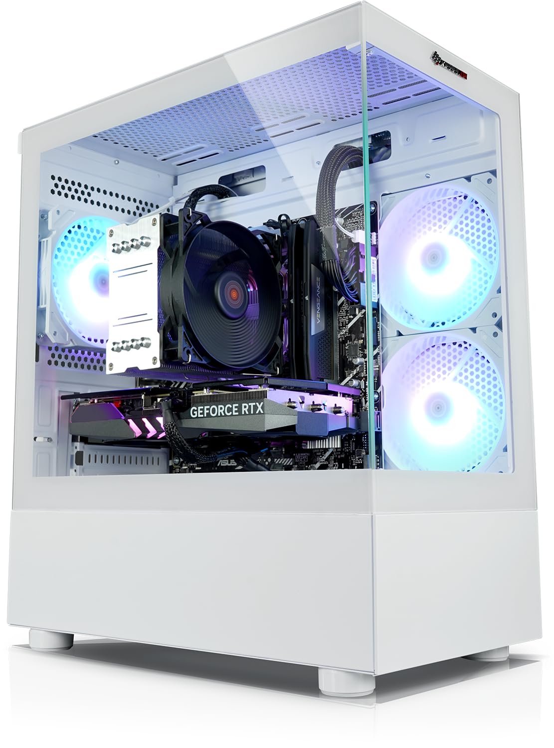 Kiebel Gaming PC Invader XS V AMD Ryzen 7 5700X, 32GB DDR4, GeForce RTX 5060 8 GB, 1TB M.2 SSD, WLAN, Bluetooth, Windows 11 [187169]