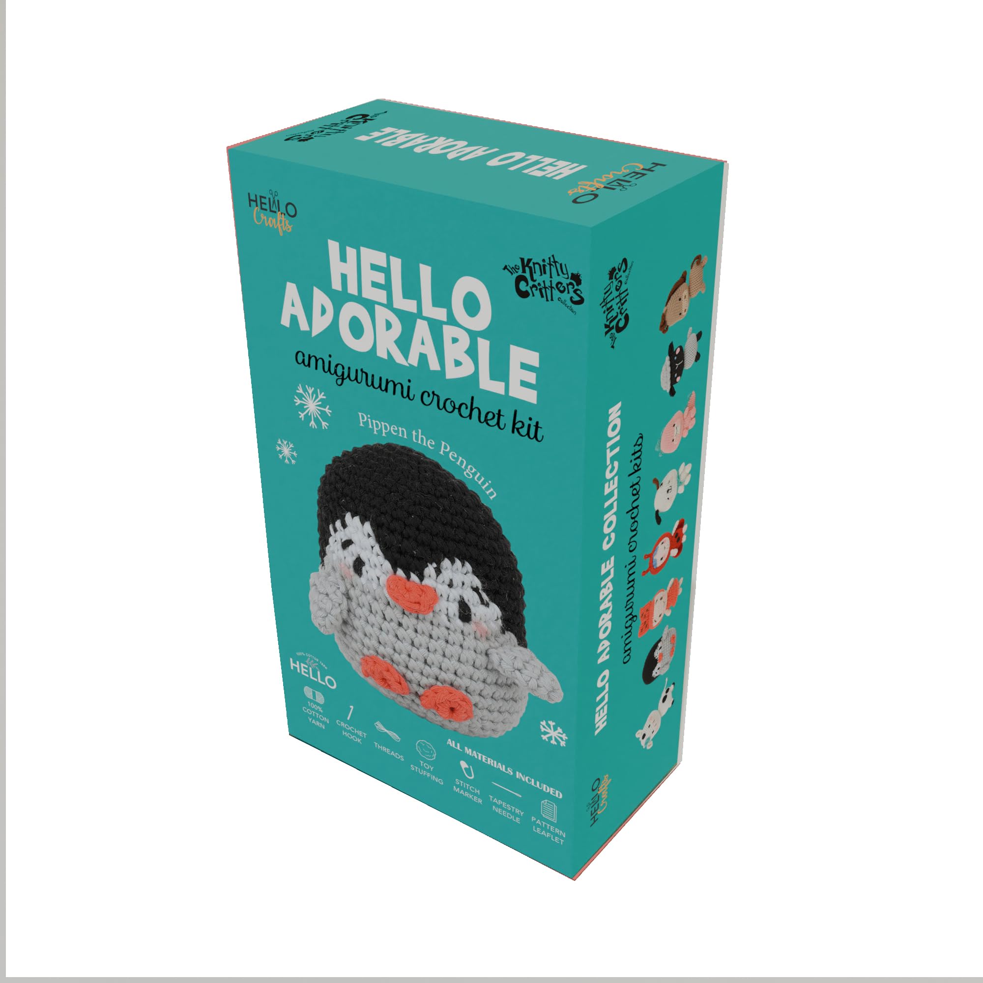 KNITTY CRITTERSHello Adorable - Pippen The Penguin