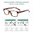 Eyekepper Vintage Reading Glasses for Men - 3 Pairs Black and 2 Pairs Tortoise - Spring Hinges Classic Readers +4.00