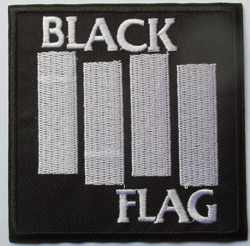 Parche Black Flag termoadhesivo para tapar agujeros en ropa y personalizar chaquetas