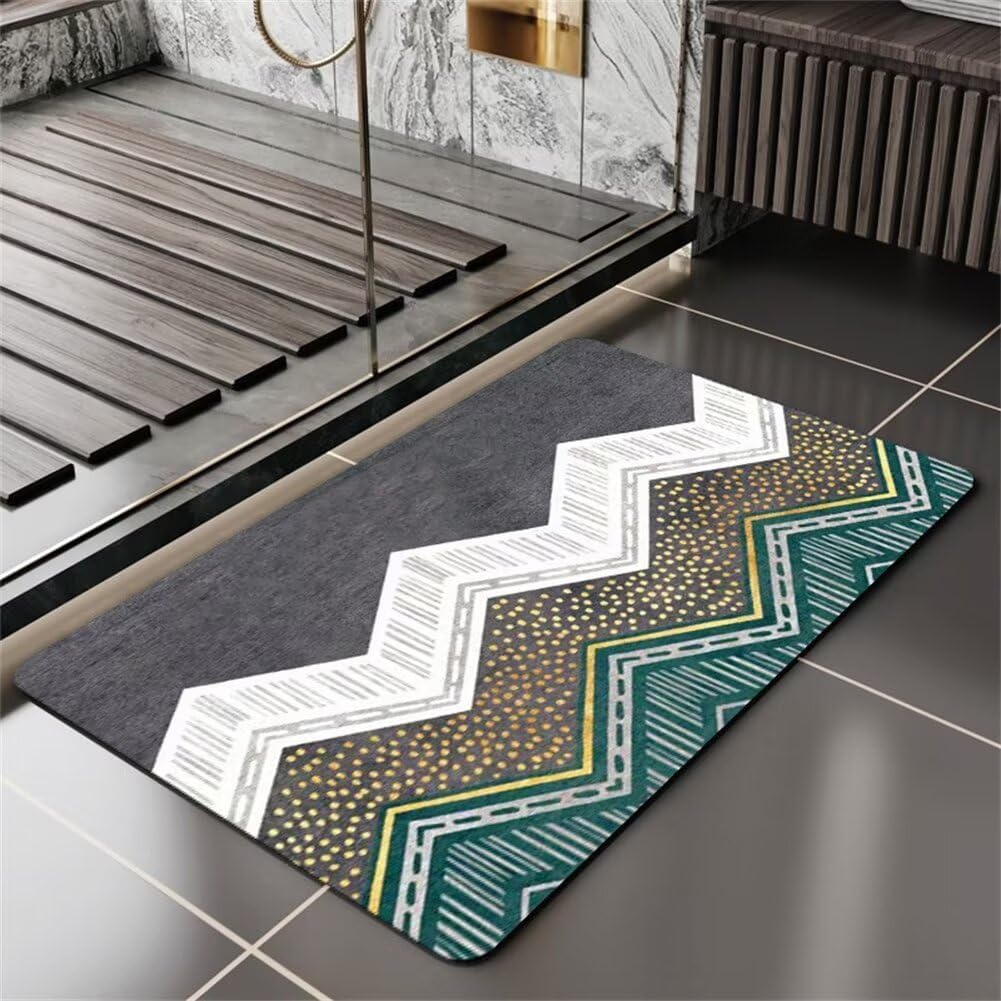 OKPJFHS Bathroom Bath Mat Mats Washable 31x59in Diatomite