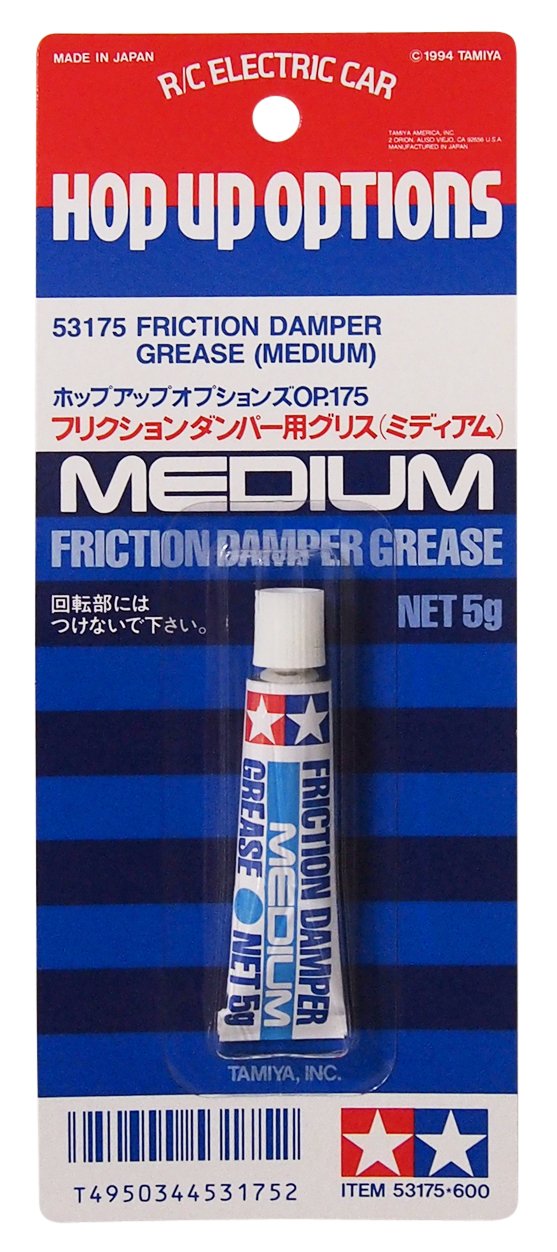 Amazon.com: Tamiya 53175 Friction Damper Grease 5g (Medium) : Toys