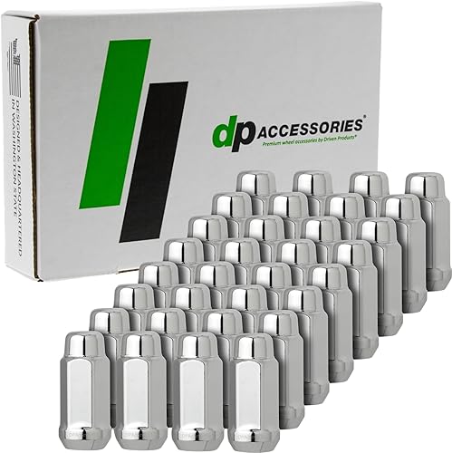 DPAccessories LCB4B8H-2--04PAR tuercas para automotores, Cromado