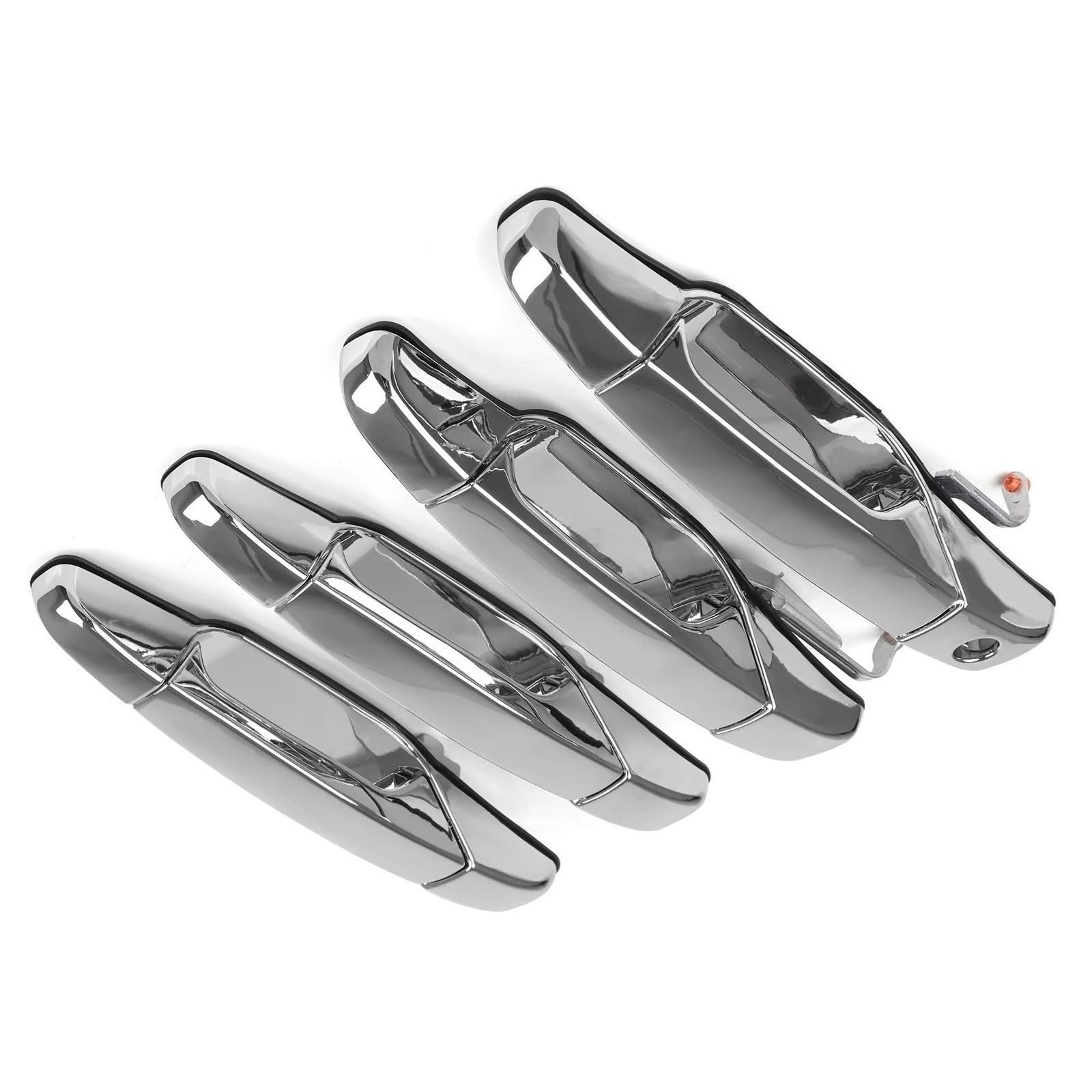 Mnbyhud One Color Outside For Chevy For Silverado 3500 Hd 2007-2014 4Pcs Exterior Chrome Door Handle Oem : 22738722