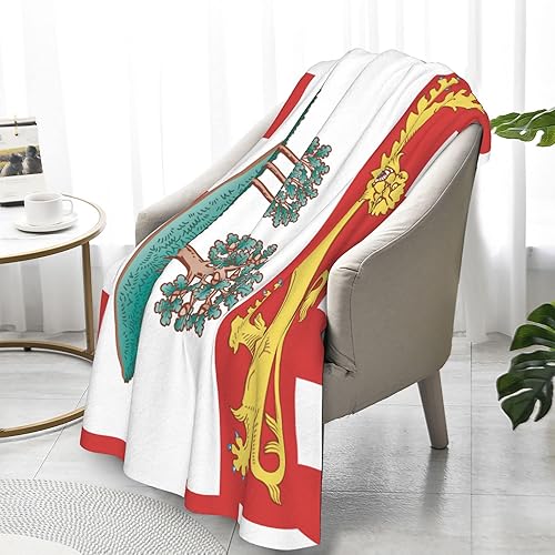 Miniatura 3 de Flag of Prince Edward Island Flannel Blanket 32x48in Material Skin-Friendly Warm and Comfortable