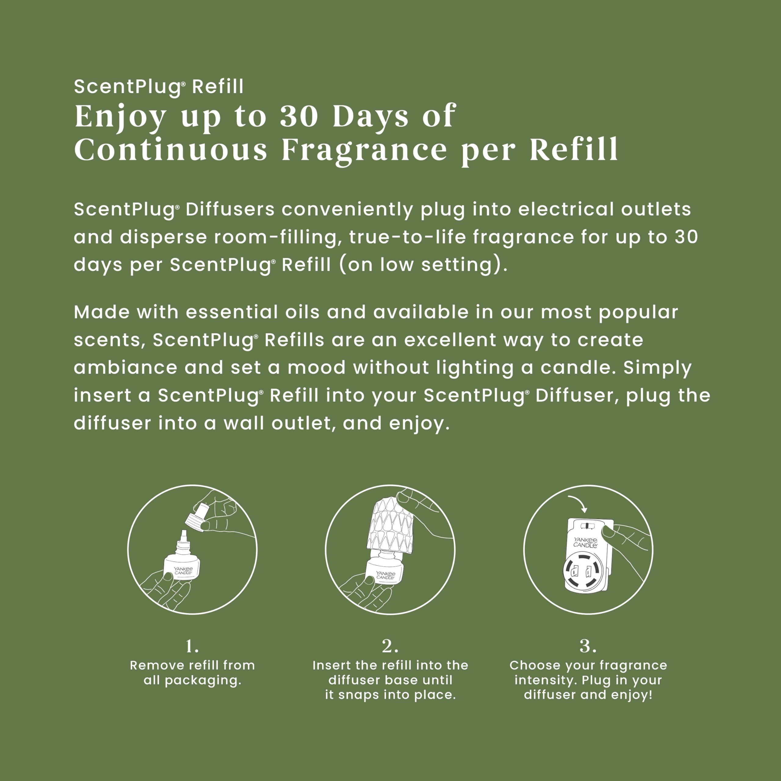Yankee Candle ScentPlug Refill, Balsam & Cedar Juniper Berry Scented Oil, Plug In Air Freshener for Home Long Lasting Continuous Fragrance, 0.625 Oz (Pack of 4) thumbnail 5