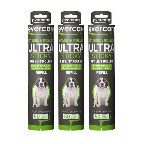 Evercare Pack of 3 All-Purpose Pet Mega Oversized Lint Roller