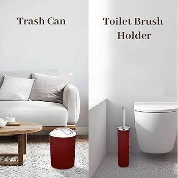 Amazon.com: XNGJEMVWXO Bathroom Accessory Set 6 Piece Burgundy