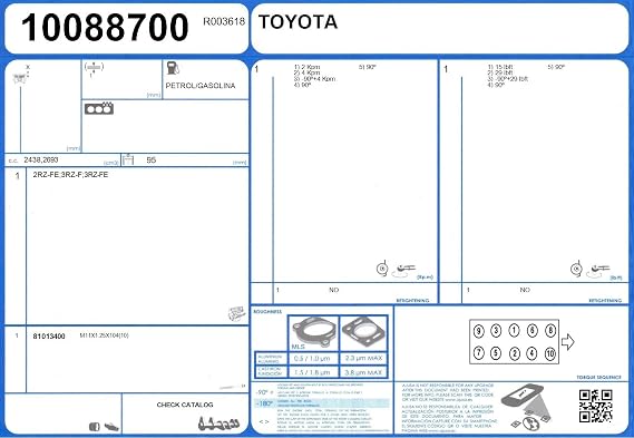 Ajusa 52123200 Engine Cylinder Head Gasket Set