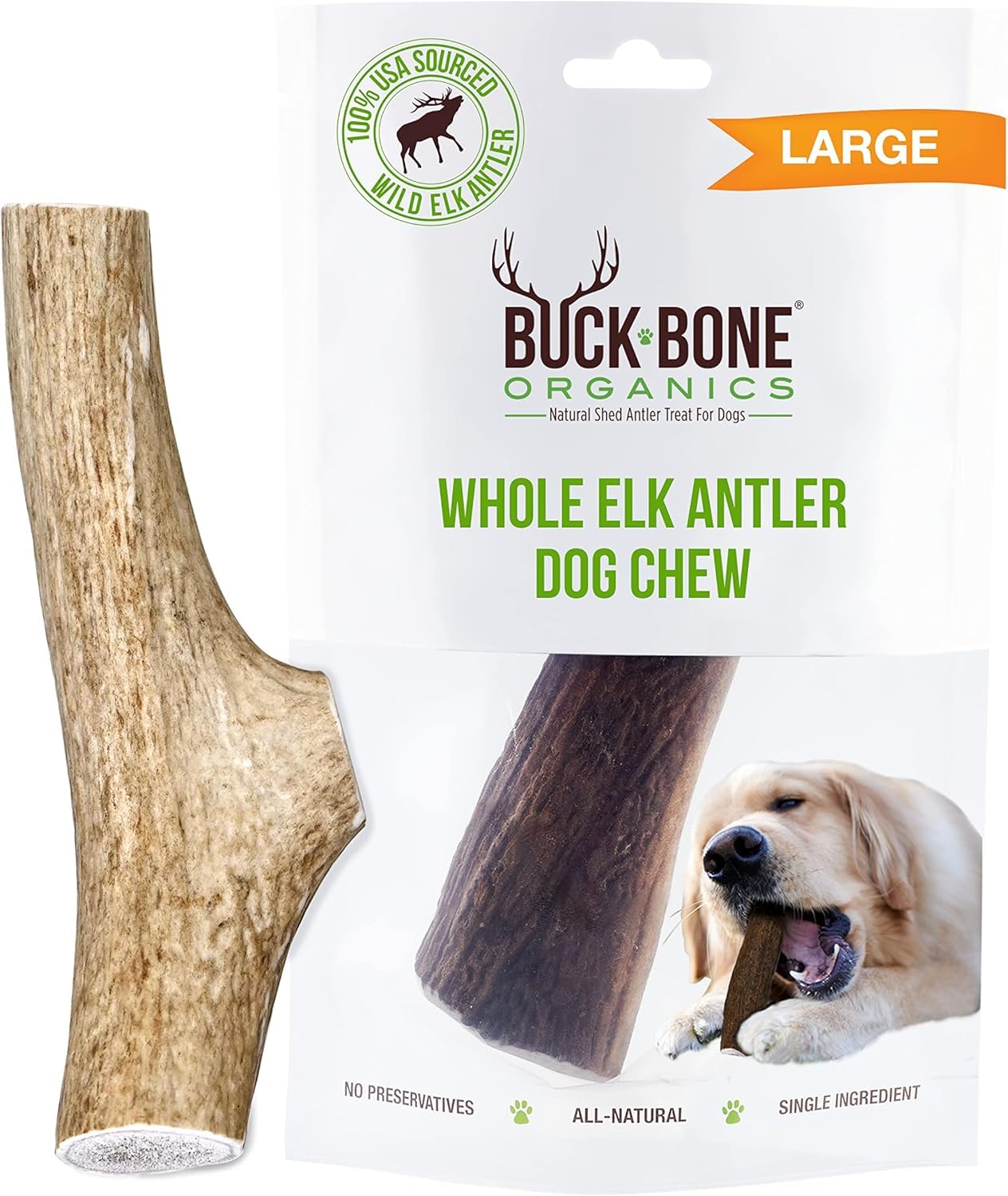 Buck Bone Organics Elk Antler Large