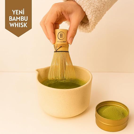 Mim And More - Matcha Whisk El Yapımı Özel Bambu Köpürtücü