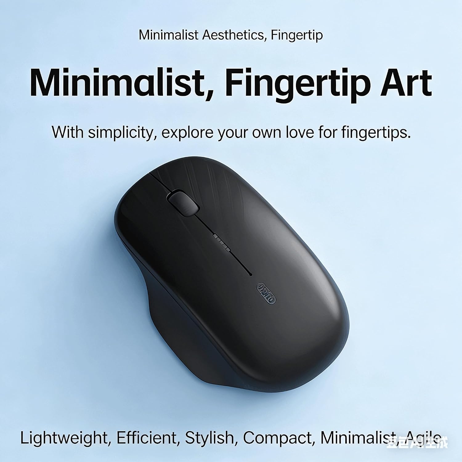 2.4G Wireless Mouse, Silent Click Ergonomic Mouse with Side Support, USB-C Rechargeable, 4 Adjustable DPI (800-2400), Visual Battery Indicator, 10M Range, Lightweight 77g for Laptop/PC/Mac(M1-2.4G) image 4