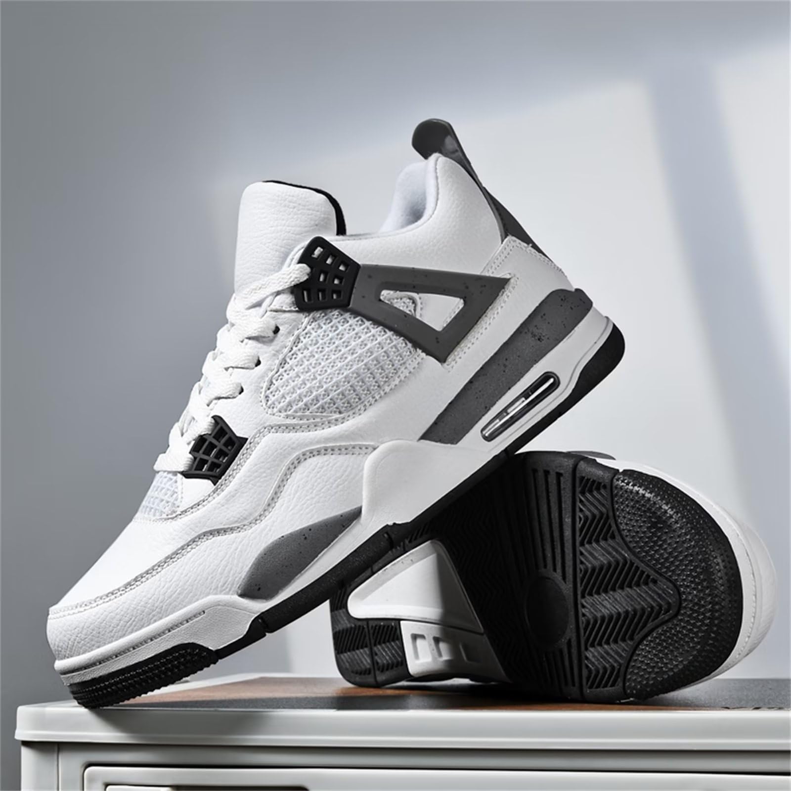 Klassische Herren-Skateschuhe Air 4 Retro, Fitness-Turnschuhe für Basketball, Freizeit, Arbeit, Laufen