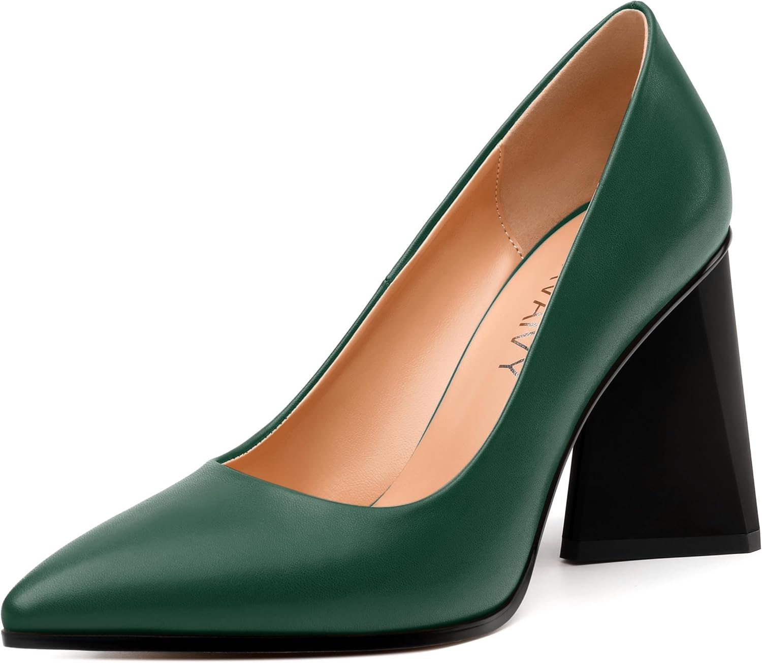 Women's Pumps, Pointed Toe High Heels, Slip On Fashion Solid Matte Shoes for Wedding Dating Party Working