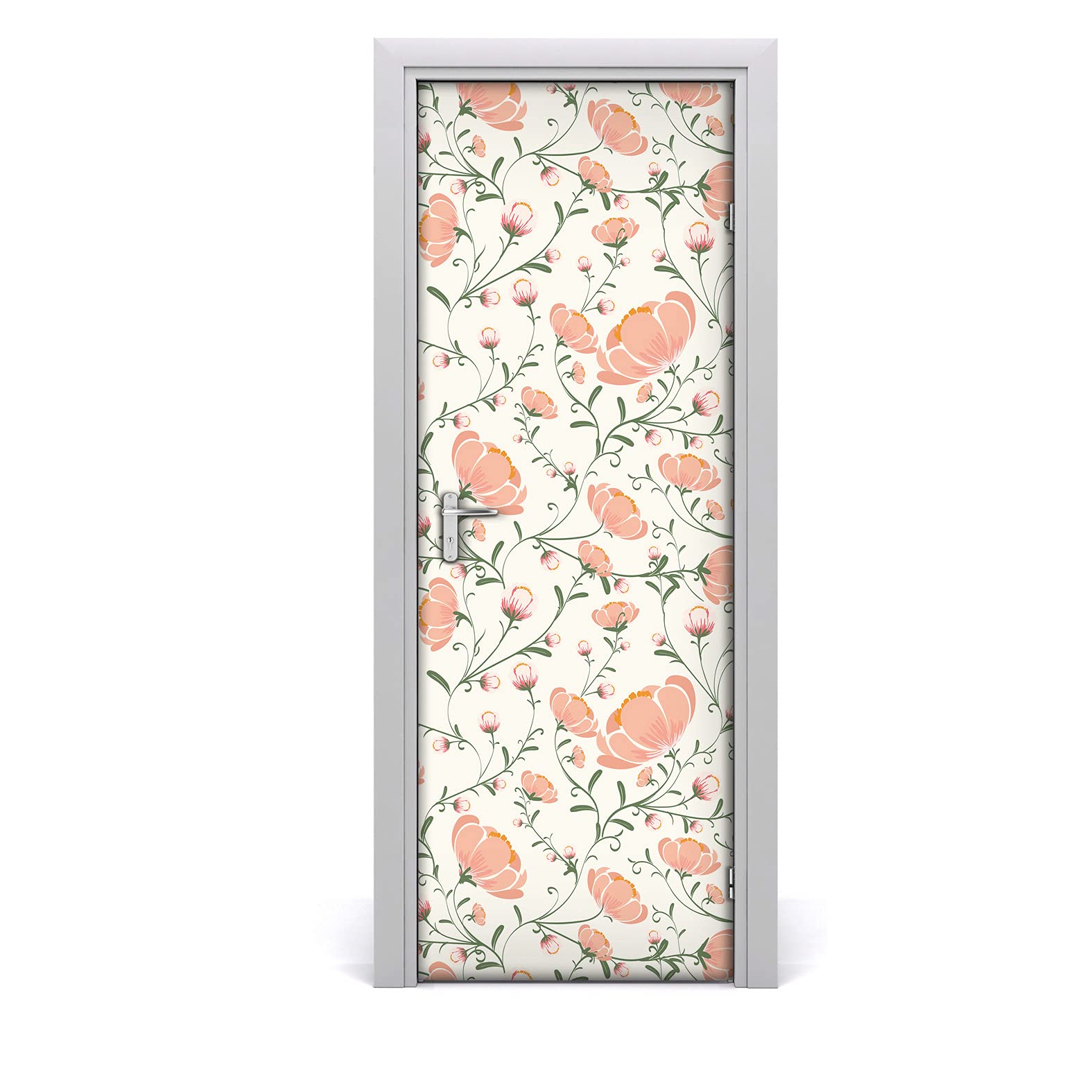 Fondo de pantalla autoadhesivo impermeable para puertas de cocina y baño DIY