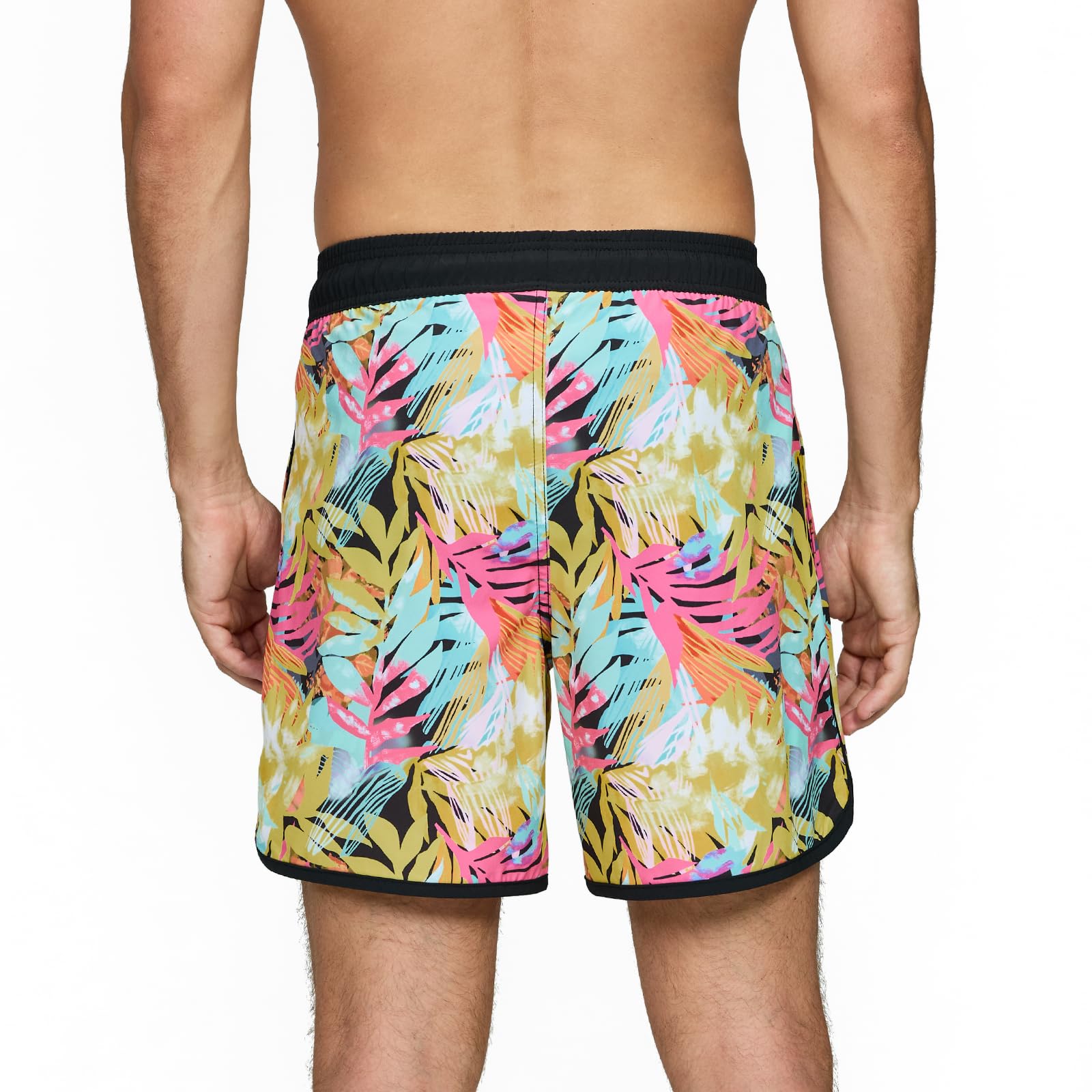 TMEOG Costume Uomo Mare Pantaloncini da Bagno Costumi da Piscina Surf Boxer Mare Costume da Spiaggia Bagno Vintage Pantaloncino Mare con Tasche e Coulisse