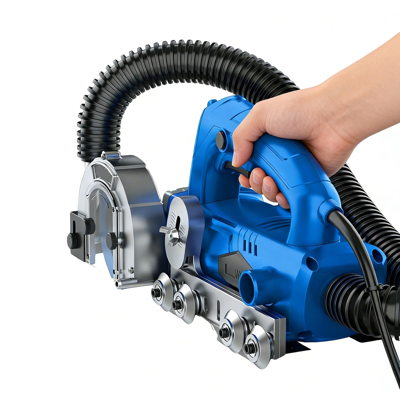 Máquina 1200W con rebote automático limpiador de juntas para ducha y suelos con corte por agua