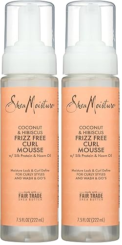Miniatura 7 de Espuma para cabello Sheamoisture 7.5 onzas coco y hibisco, sin frizz