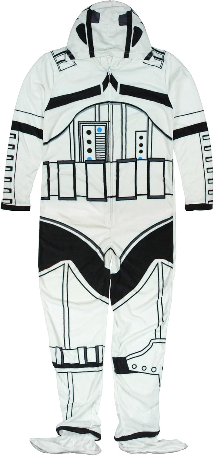 BioWorld Star Wars Storm Trooper Union Suit, Small, White
