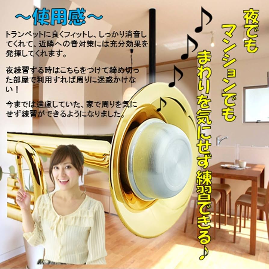 Amazon | (ST TS) ストレート ミュート トランペット 自宅 弱音