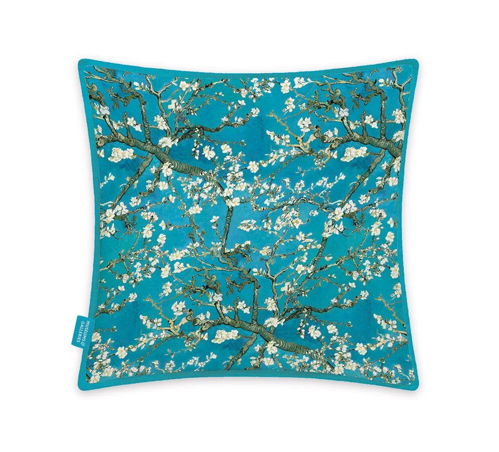 Coussin Van Gogh Branches d'amandier décoration maison coton bio carré