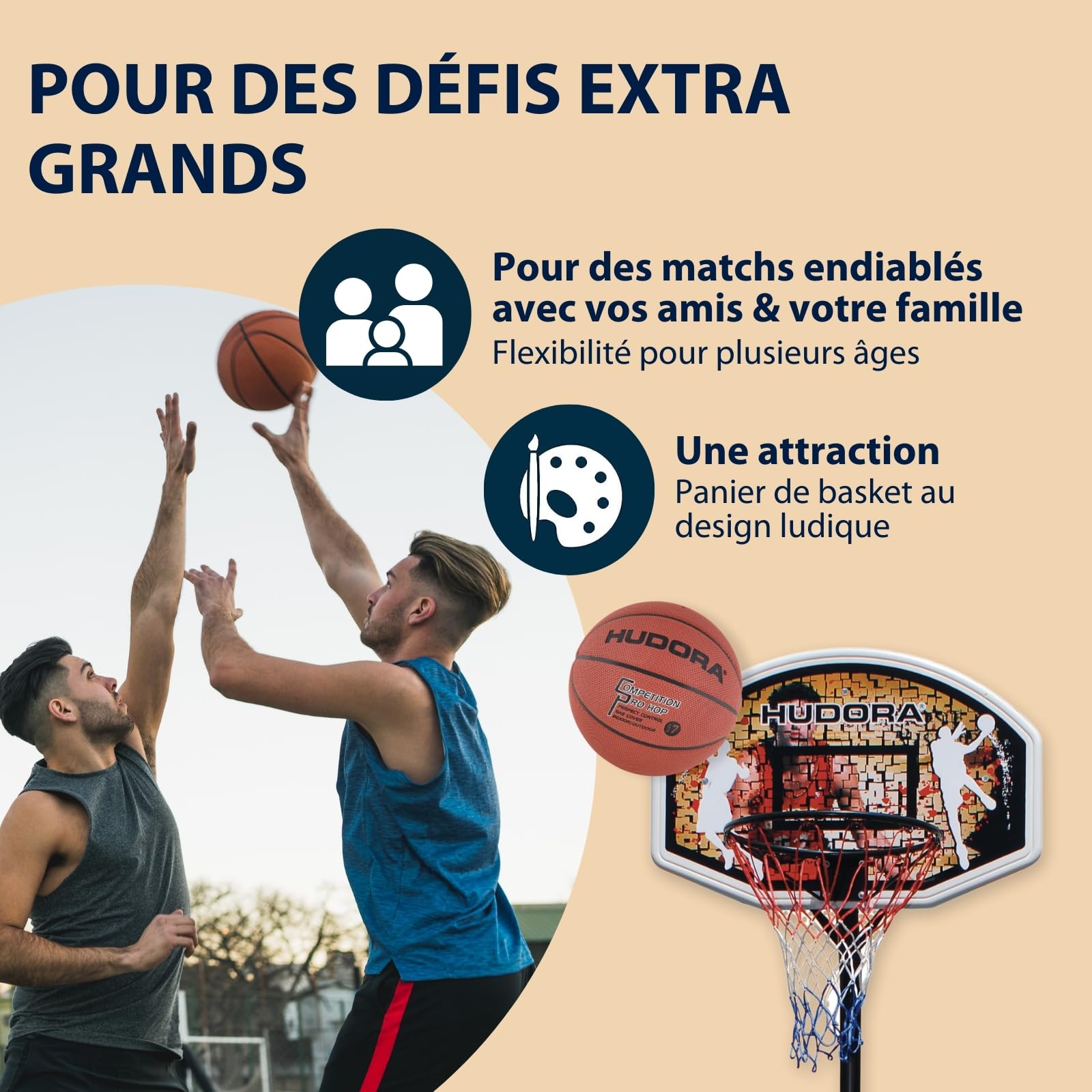 Hudora Chicago Support de Basket-Ball