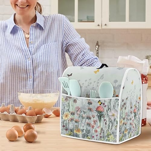 Vista 100 de Funda para batidora de Navidad para Kitchen Aid de 4.5 a 5 cuartos de galón, cubiertas antipolvo para electrodomésticos pequeños de hombre de Un