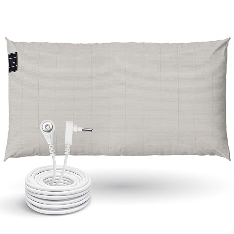 GroundLuxe King Beige Grounding Pillowcase & Outlet Tester Bundle