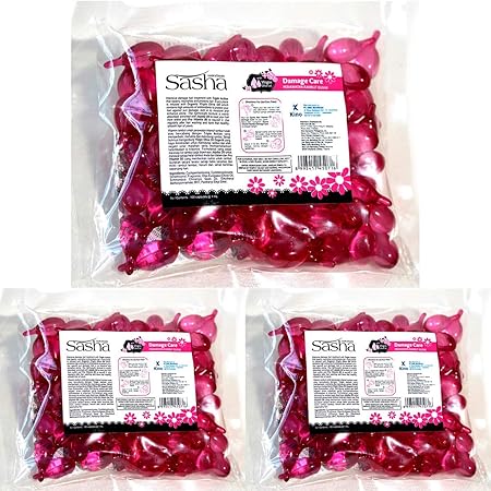 Amazon Sasha サシャ ヘアビタミン エコパック100粒入 ３個セット ピンク 海外直送品 Sasha サシャ ヘア美容液 通販
