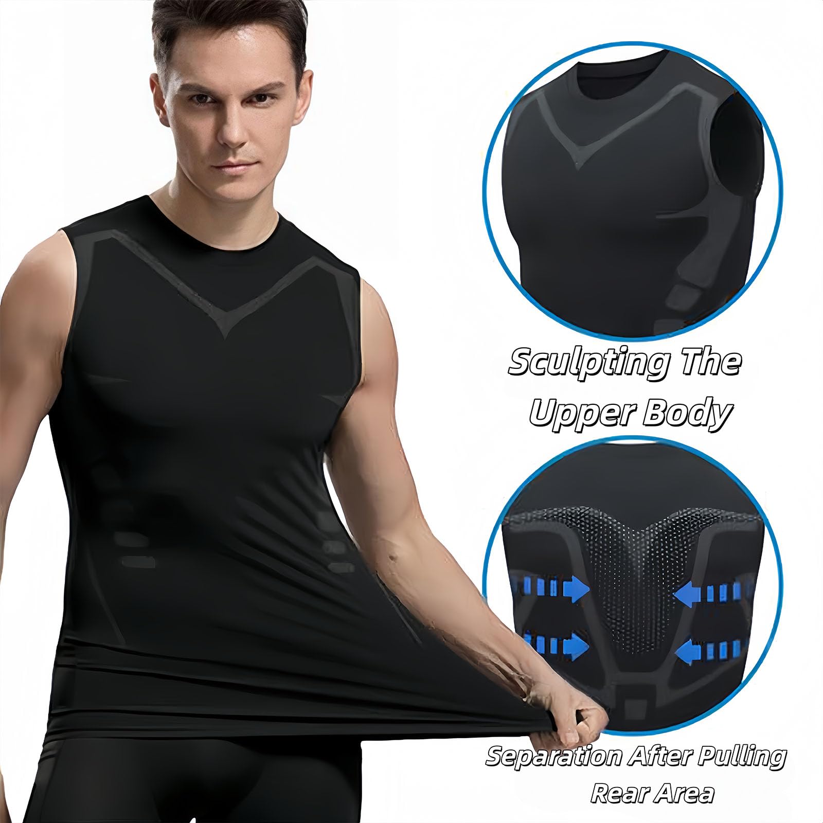V-Boost V2 Compression Tank, Feel The Power of Confidence, Energy & Strengt