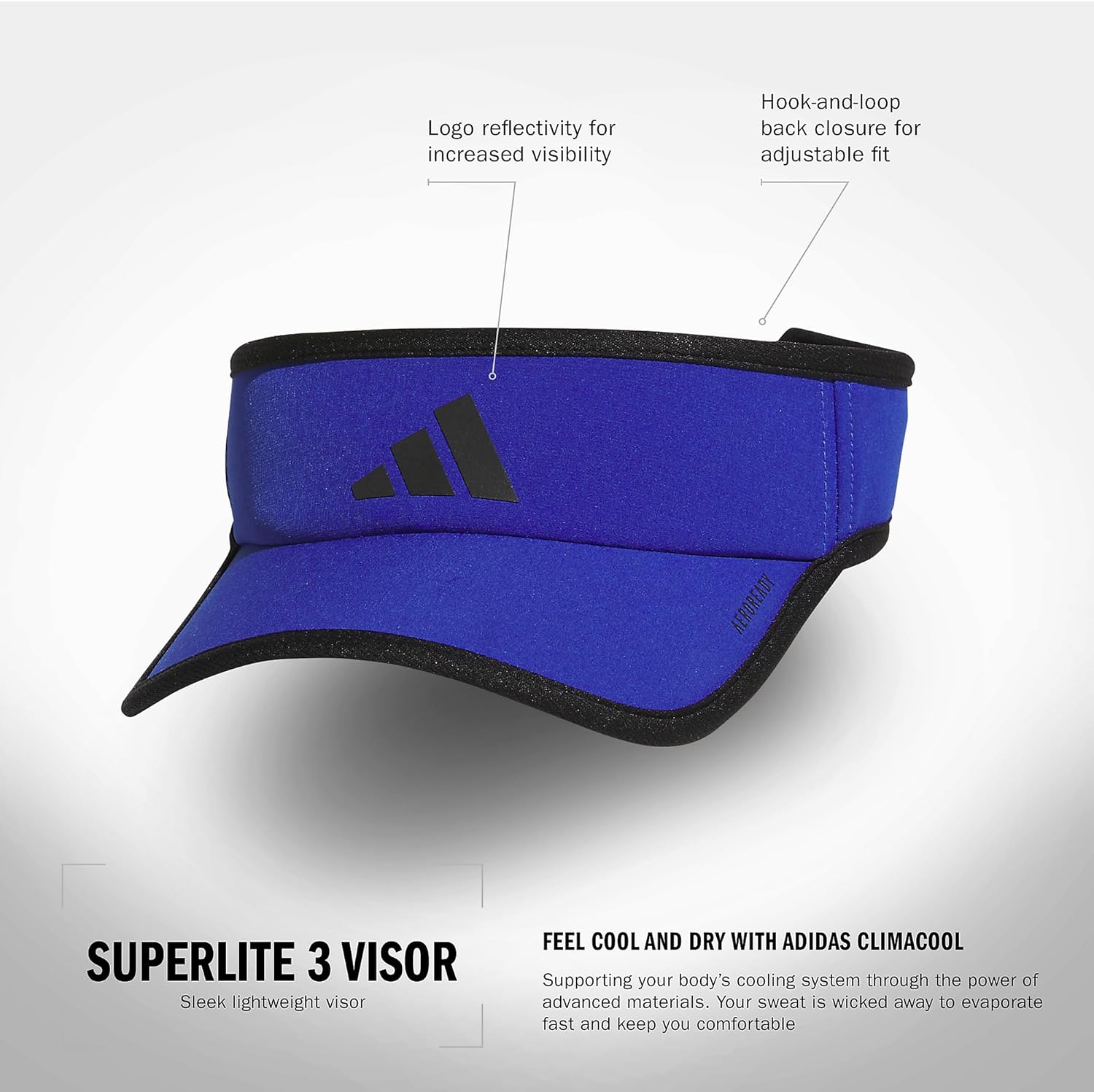 adidas Men's Men's Superlite 3 Visor