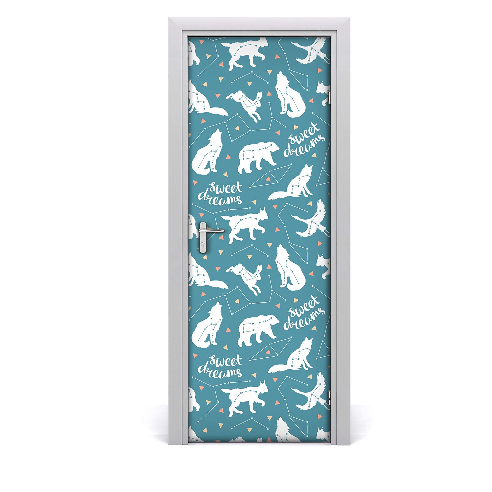 Vinilo extraíble de 70x200 cm impermeable y autoadhesivo con ilustración de fauna