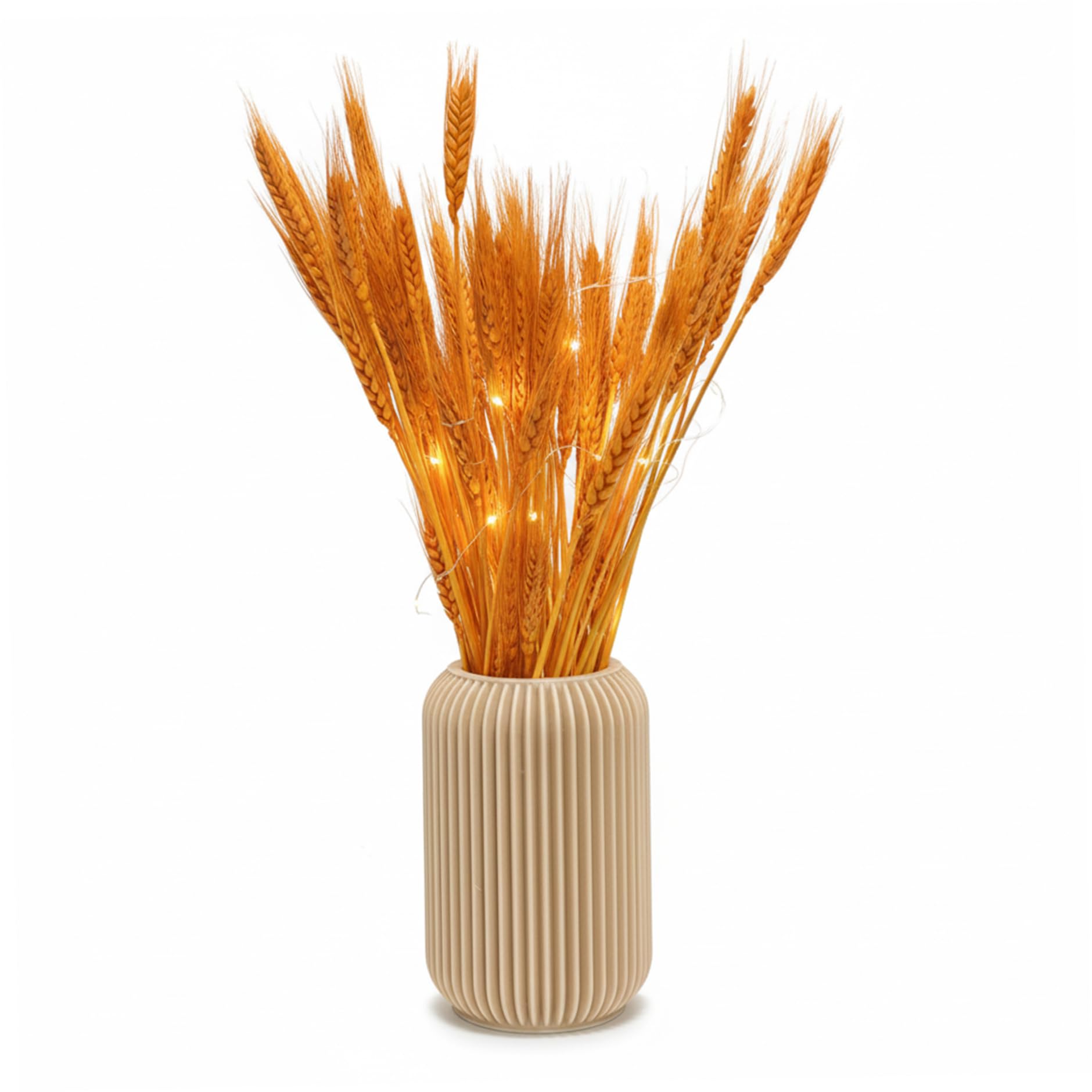 Xoeryoy Wheat Stalks Table Light for Cozy Ambiance Rustic Decor Light for Farmhouse Bedroom, Dining Room, or Table Centerpiece, Golden ;1