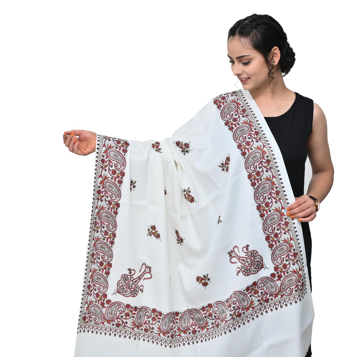 BAALKashmiri Woolen Shawl for Women Extreme Winter Season