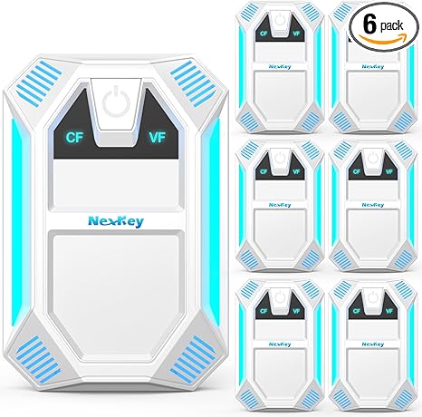 Ultrasonic Pest & Insect Repeller, Ultrasonic Repellent for Roach, Rodent, Mouse, Bugs, Mosquito, Mice, Spider, Ant,Electronic Plug in Pest Control,2 Mode Switching,6 Packs