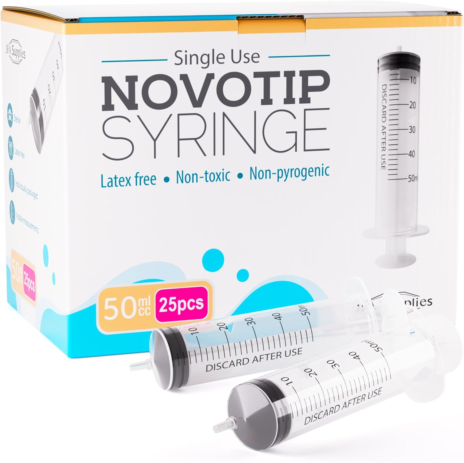 Novotip 50ml Syringe - Box of 25 : Amazon.co.uk: Business, Industry ...